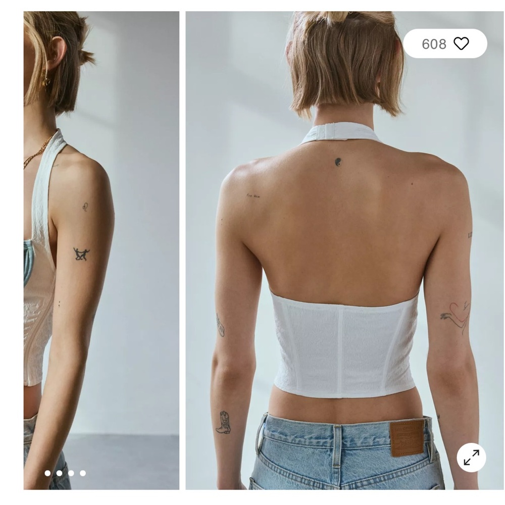 The kript seraph halter neck corset top with matching marble skirt - Picture 7 of 13